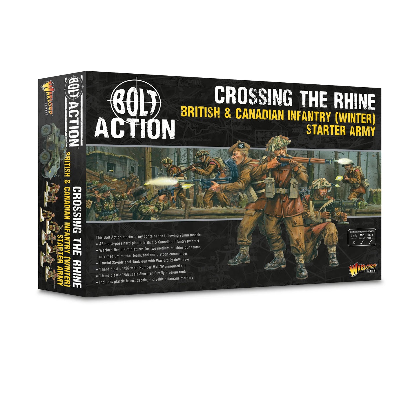 Bolt Action "Crossing the Rhine" British & Canadian (Winter) Starter Army