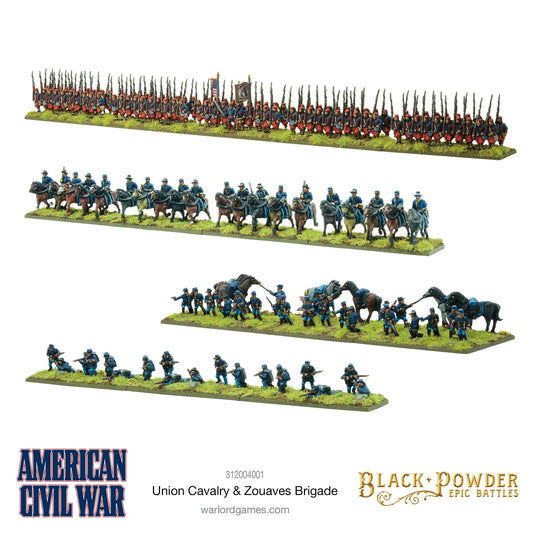 Black Powder American Civil War Union Cavalry & Zouaves Brigade