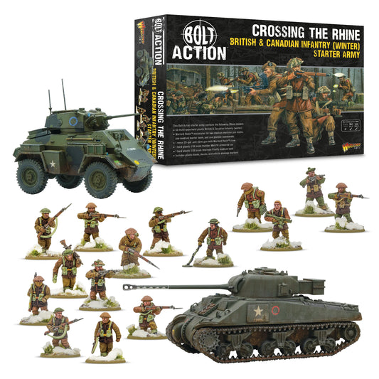 Bolt Action "Crossing the Rhine" British & Canadian (Winter) Starter Army