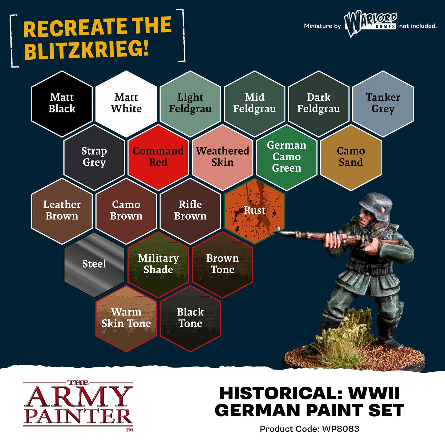 The Army Painter Historical WWII German Paint Set