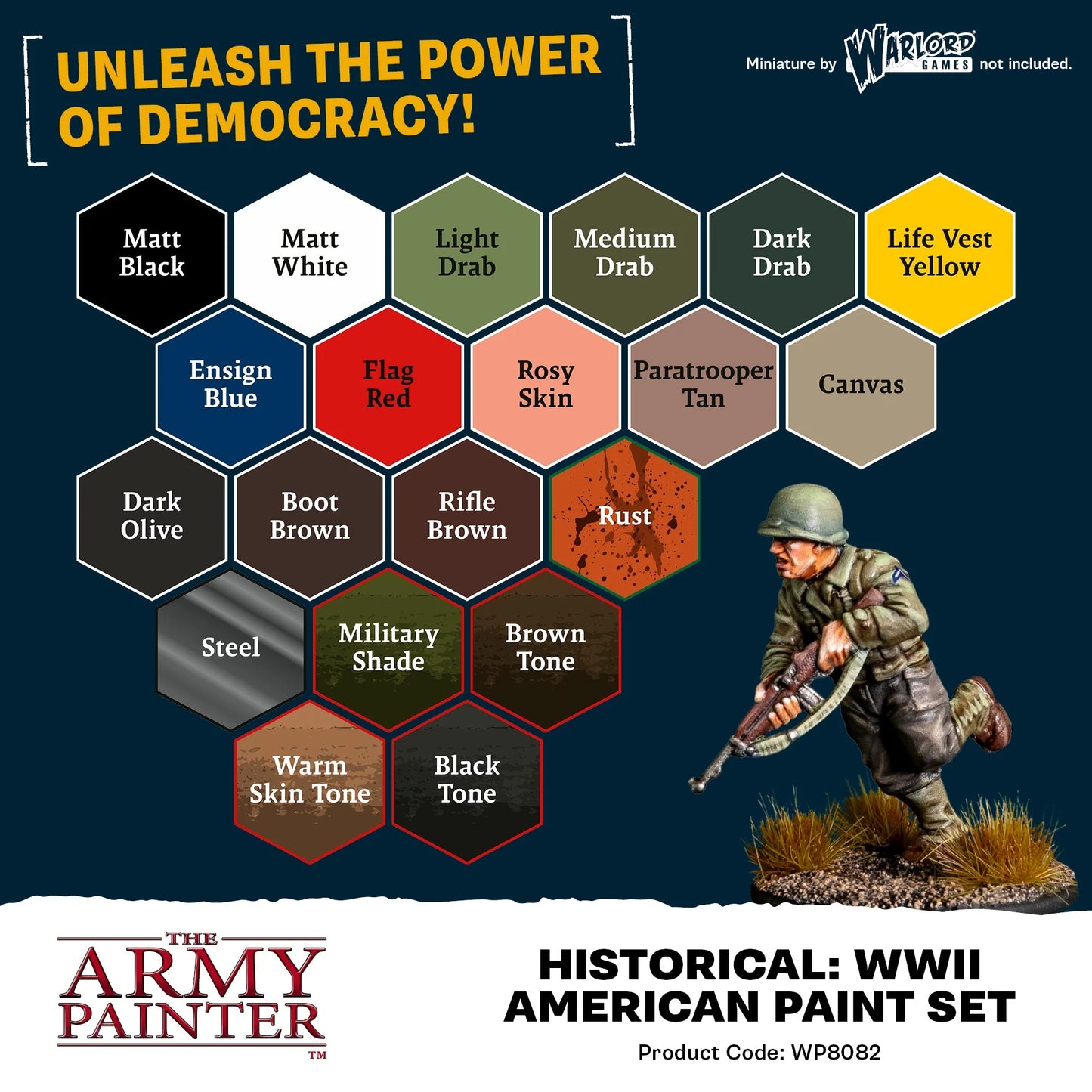 The Army Painter Historical WWII American Paint Set