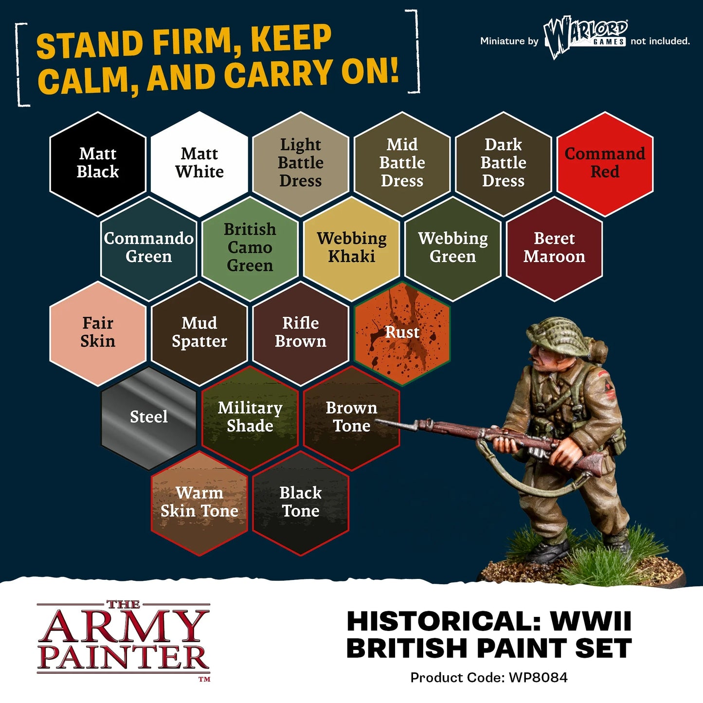 The Army Painter Historical WWII British Paint Set
